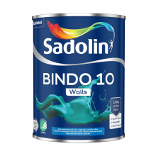 Sadolin Bindo 10 - матова емульсійна фарба для стін, біла, база BW, 0.9 л