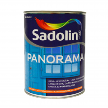 Sadolin Panorama - напівглянцева фарба на водній основі для вікон та дверей, біла, база BW, 1 л