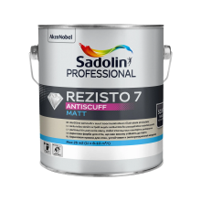 Sadolin Professional Rezisto 7 Antiscuff - матова зносостійка акрилова фарба для стін, біла, база BW, 10 л – Інтернет-магазин ШЛІФАРБ Sadolin Professional Rezisto 7 Antiscuff - матова зносостійка акрилова фарба для стін, біла, база BW, 10 л