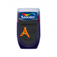 Sadolin Ambiance Color Tester - матова латексна фарба для стін, тестер кольору, Royal Blue, 30 мл
