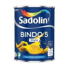 Sadolin Bindo 5 - глибокоматова емульсійна фарба для стін, безбарвна, база BC, 0.84 л