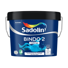 Sadolin Bindo 2 - глибокоматова емульсійна фарба для стелі, біла, база BW, 2.5 л