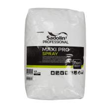 Sadolin Maxi Pro Spray - акрилова шпаклівка для стін та стелі, під розпилення, дрібнозерниста, легка, біла, 17 л