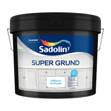 Sadolin Super Grund - матова ґрунтовка на водній основі для стін, стелі та складних поверхонь, біла, база BW, 9 л