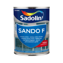 Sadolin Sando F - глибокоматова фарба на водній основі для бетону, біла, база BW, 1 л