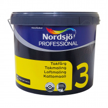 Sadolin Professional 3 Svart  - глибокоматова латексна фарба для стін та стелі, чорна, 10 л