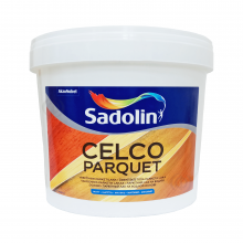 Sadolin Celco Parquet - матовий лак на водній основі для підлоги, паркетний, безбарвний, 5 л