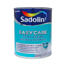 Sadolin EasyCare Kitchen&Bathroom - матова акрилова фарба для стін та стелі, у вологих приміщеннях, безбарвна, база BC, 0.93 л