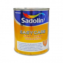 Sadolin EasyCare Wood&Metal - напівматова фарба на водній основі для дерева та металу, біла, база BW, 0.7 л