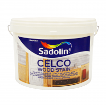 Sadolin Celco Wood Stain - глибокоматова морилка на водній основі для дерева, безбарвна, база BC, 2.5 л