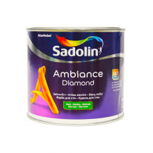Sadolin Ambiance Diamond - матова акрилова фарба для стін та стелі, біла, база BW, 0.5 л