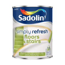 Sadolin Simply Refresh Floors & Stairs - напівматова фарба нового покоління «два в одному» для підлоги та сходів, безбарвна, база BC, 0.84 л