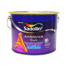 Sadolin Ambiance Royal - глибокоматова акрилова фарба для стін та стелі, безбарвна, база BC, 2.33 л
