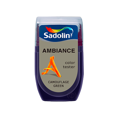 Тестер кольору Sadolin Ambiance Color Tester для стін, Camouflage Green, 30 мл
